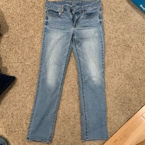 American Eagle straight super stretch jeans